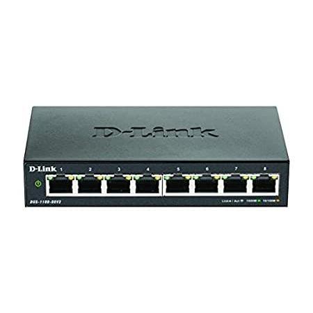 【2021A/W新作★送料無料】 Managed Smart Easy Port 8 Switch, Ethernet D-Link Gigabit Netwo【並行輸入品】 EEE Desktop スイッチングハブ