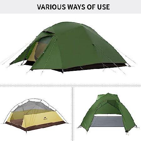 【並行輸入品】 Naturehike公式ショップ テント 3人用 クラウドアップ3 アップグレード ソロキャンプ 2人用 前室付き 軽量 耐水圧3000mm/4000mm 防水 防風 登山_1