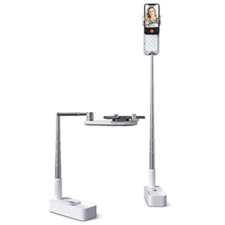 Viozon Extendable Selfie Stand 360° Rotation with Phone Holder, Rechargeabl（並行輸入品）