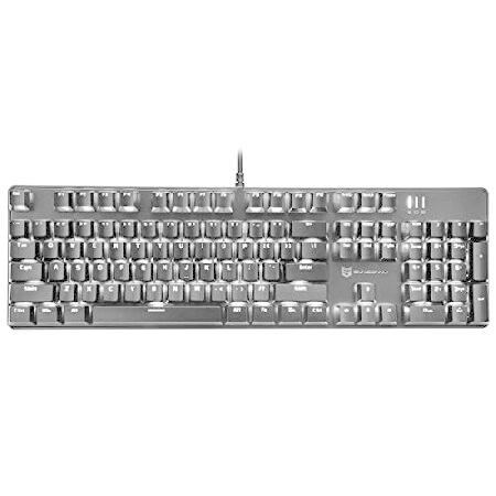 Qisan メカニカルゲーミングキーボード フルサイズ 104キー US