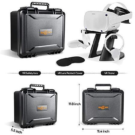 Hard Carrying Case for Oculus Quest 2 Official Elite Strap Safe and Portable Protection, Travel Case Storage VR Gaming Headset 【LIGHTSPE】 and (並行輸入品)