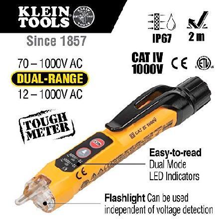 優遇価格 Klein Tools NCVT3PKIT Electrical Test Kit， Dual-Range Non-Contact Voltage Tester with Flashlight， AC/DC Voltage Tester and Carrying Case