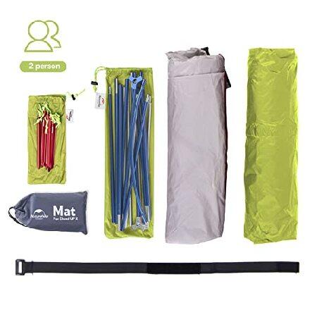 Naturehike Cloud-Up 1 Person Lightweight Backpacking Tent with Footprint - Dome Camping Hiking Waterproof Backpack Tents (20D -Light Green(並行輸入品)｜olg｜04