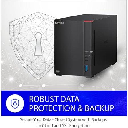 BUFFALO LinkStation 720 8TB 2ベイ ホームオフィス