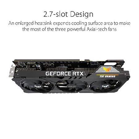 【並行輸入品】 ASUS TUF Gaming NVIDIA GeForce RTX 3060 OCエディション グラフィックスカード (PCIe 4.0 12GB GDDR6 HDMI 2.1 DisplayPort 1.4aの画像
