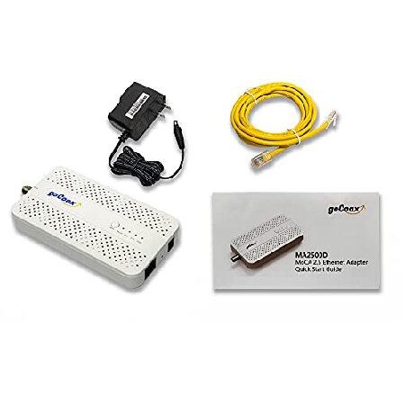 並行輸入品】 GoCoax MoCA 2.5 アダプター 2.5GbE イーサネットポート