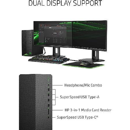 並行輸入品】 2021 Newest HP Pavilion Gaming Desktop Computer, AMD