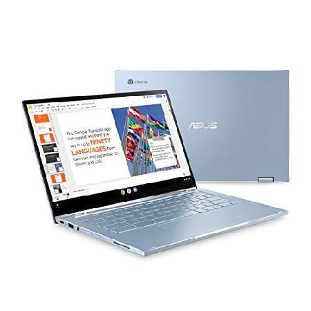 【並行輸入品】 ASUS Chromebook Flip C433 2 in 1 Laptop， 14" Touchscreen FHD NanoEdge Display， Intel Core m3-8100Y Processor， 8GB RAM， 64GB eMMC_2