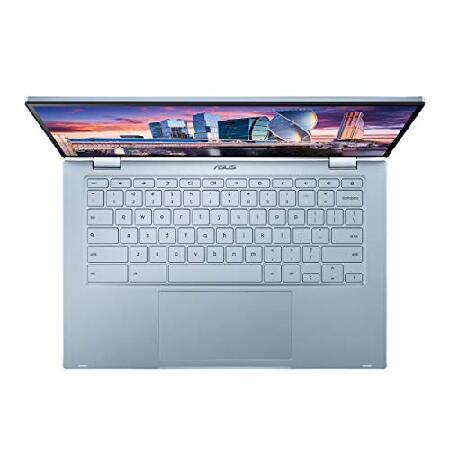 【並行輸入品】 ASUS Chromebook Flip C433 2 in 1 Laptop， 14" Touchscreen FHD NanoEdge Display， Intel Core m3-8100Y Processor， 8GB RAM， 64GB eMMC_3