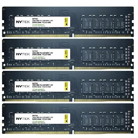 並行輸入品】 NVTEK 128GB (4x32GB) DDR4-2666 PC4-21300 Non-ECC