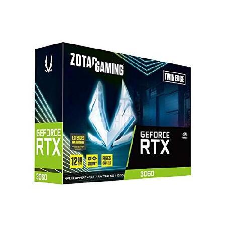 並行輸入品】 ZOTAC Gaming GeForce RTX 3060 ツインエッジ 12GB GDDR6