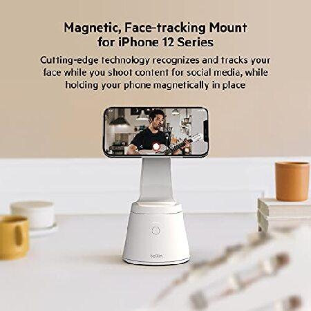 Belkin Face Tracking スマホマウント MagSafe 対応携帯電話スタンド ムーブメント追跡ビデオ撮影キット付き コンテンツクリエイター Vlogging iPho(並行輸入品)｜olg｜06