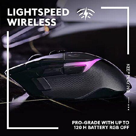 Logitech G502 X PLUS LIGHTSPEED Wireless RGB Gaming Mouse - Optical mouse with LIGHTFORCE hybrid switches, LIGHTSYNC RGB, HERO 25K gaming (並行輸入品)｜olg｜03