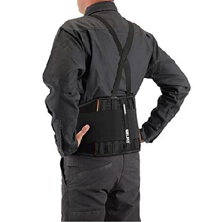 直販正本 ToughBuilt - Back Support Belt - Large - Attached Suspenders， Comfortable， Durable (TB-45G-L)
