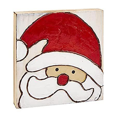 【超お買い得！】 サンタ 木製クリスマスアートブロック Pie Mud 7インチ 7インチ【並行輸入品】 x その他キッチンツール