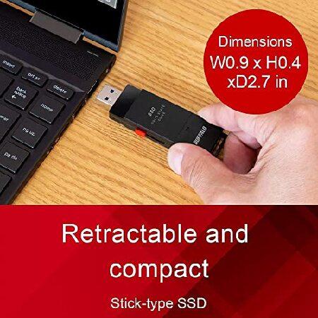 【並行輸入品】 BUFFALO 500GB SSD-Put ポータブルSSD - USB 3.2 A ＆ C 互換ソリッドステートドライブ 外付けストレージ_2