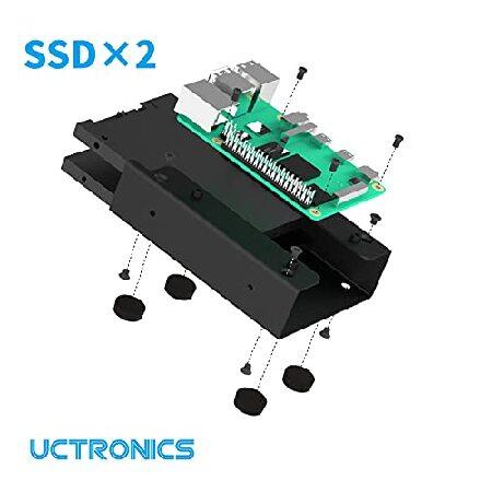 並行輸入品】 UCTRONICS Raspberry Pi SSDケース 2.5インチSSDと