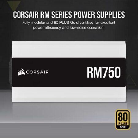 【並行輸入品】 CORSAIR RM Series (2021), RM750, 750 Watt, 80 Plus Gold Certified, Fully Modular Power Supplyの画像