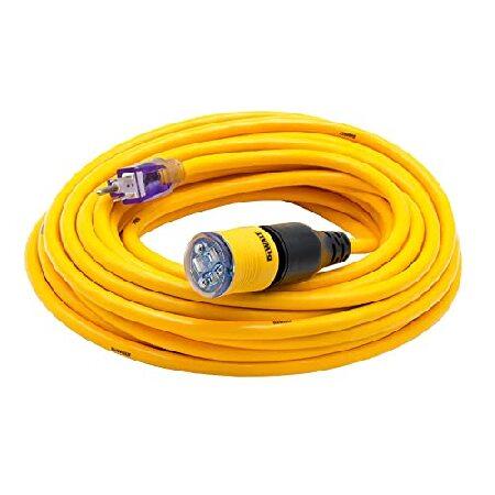 【並行輸入品】 50 Foot 10/3 SJTW DEWALT Click-to-Lock Lighted Extension Cord_4