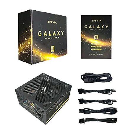 Apevia ATX-GX850W Galaxy 850W 80+ Gold Certified Active PFC ATX Semi-Modular Gaming Power Supply…｜olg｜04