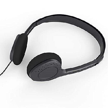 Bulk Headphones with 3.5 mm Headphone Plug - 20 Pack 【重】 - Black(並行輸入品)
