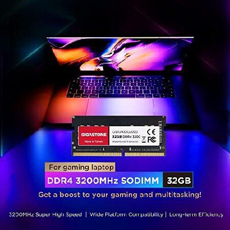 並行輸入品】 メモリ ノートパソコン専用 DDR4 GIGASTONE 32GBx2枚