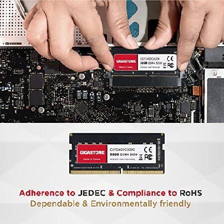 並行輸入品】 メモリ ノートパソコン専用 DDR4 GIGASTONE 32GBx2枚