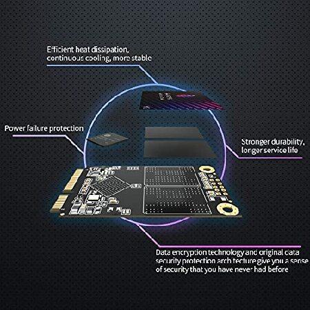 【並行輸入品】 Gamerking SSD Msata 512GB 内蔵ソリッドステートドライブ 高性能ハードドライブ デスクトップノートパソコン SATA III 6Gb/s (512GB MSATA)