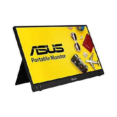 【並行輸入品】 ASUS ZenScreen 15.6インチ 1080P ポータブルUSBモニター (MB16ACV) - フルHD IPS USB Type-C アイケア キックスタンド ノートパソコン PC 電話