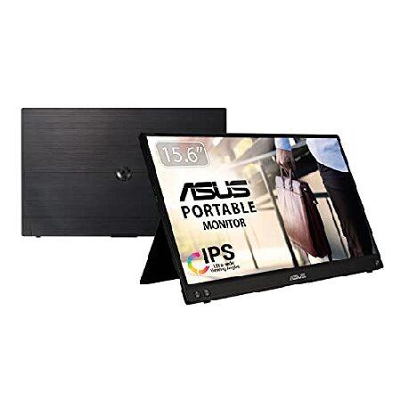 【並行輸入品】 ASUS ZenScreen 15.6インチ 1080P ポータブルUSBモニター (MB16ACV) - フルHD IPS USB Type-C アイケア キックスタンド ノートパソコン PC 電話