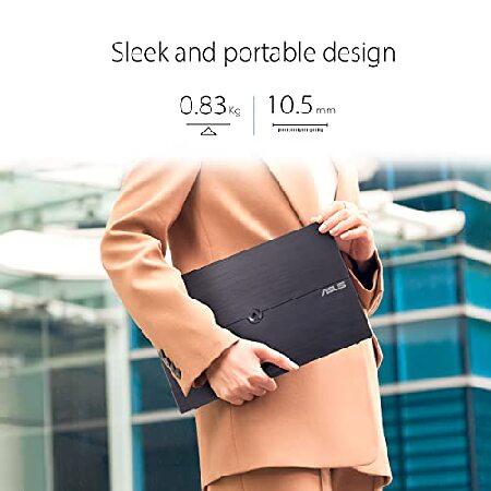 【並行輸入品】 ASUS ZenScreen 15.6インチ 1080P ポータブルUSBモニター (MB16ACV) - フルHD IPS USB Type-C アイケア キックスタンド ノートパソコン PC 電話