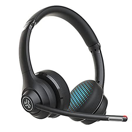 JLab Go Work Wireless On-Ear Headphones with Boom Mic | Bluetooth or Wired （並行輸入品）｜olg