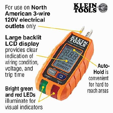 福袋特集 2022 Outlet Repair Tool Kit with GFCI Receptacle Tester， Non Contact Voltage Tester and Wire Stripper， 3-Piece Klein Tools 80041