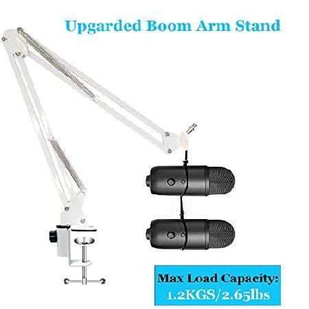 For Blue Yeti X Boom Arm, YUZUHOME Heavy Duty Adjustable Blue Yeti Nano Microphone Stand with 3/8"to 5/8" Screw Adapter,Compatible with bl(並行輸入品)｜olg｜03