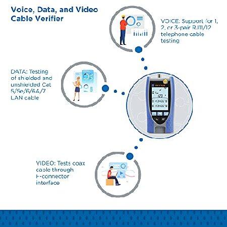 ブティック割引 TREND Networks | R158002| VDV II Plus | Voice， Data and Video Cable Verifier | Copper Cable Tester | Advanced Wiremap ＆ Troubleshooting T(並行輸入品)
