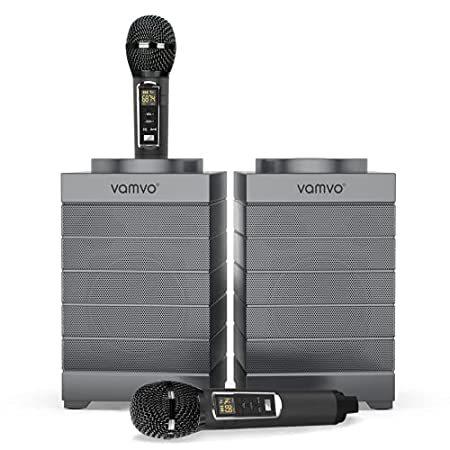 Karaoke Machine for Adults Kids, Vamvo Portable Bluetooth Karaoke Speaker w（並行輸入品）