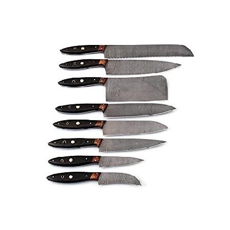 VG10黒打ち 67層ダマスカス牛刀 黒檀柄 黒打ち67層鏡面ダマスカスV金10