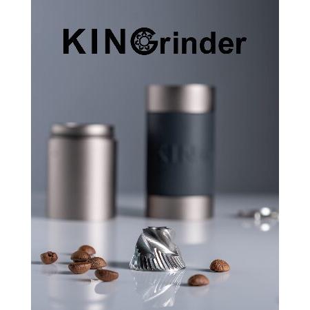 KINGrinder K0 アイアングレー 手動 コーヒーグラインダー 140段階調節可能 エアロプレス フレンチプレス ドリップ エスプレッソ用 組み立て一貫性 (並行輸入品)｜olg｜03