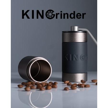 KINGrinder K0 アイアングレー 手動 コーヒーグラインダー 140段階調節可能 エアロプレス フレンチプレス ドリップ エスプレッソ用 組み立て一貫性 (並行輸入品)｜olg｜05