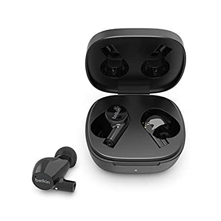 Belkin SOUNDFORM Rise 完全ワイヤレスイヤホン Bluetooth 5.2 aptX対応 6mmドライバー 4マイク通話テクノロジ（並行輸入品）