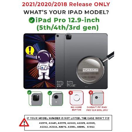 【並行輸入品】 Bam Bino Cases SPACE SUIT ショルダーストラップ スクリーンガード ペンシル収納付き 耐衝撃 ケース 【 iPad Pro 12.9 第5世代 2021 / 第4世代_1