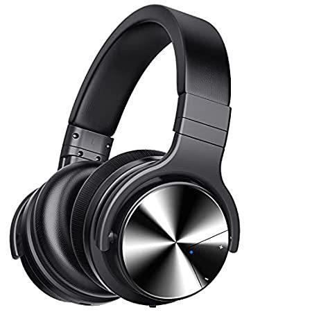 Qisebin E7 PRO Active Noise Cancelling Headphones Bluetooth Headphones with（並行輸入品）