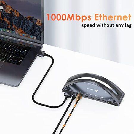 並行輸入品】 USB Cドッキングステーション デュアルモニター MacBook