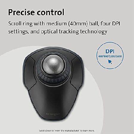 on Orbit Wireless Trackball with Scroll Ring - Space Gray (K72675WW)(並行輸入品)｜olg｜03