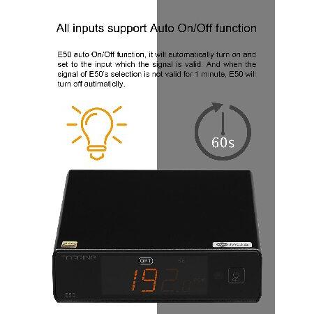 並行輸入品】 TOPPING E50 DAC 32bit/768kHz ES9068AS搭載 MQA