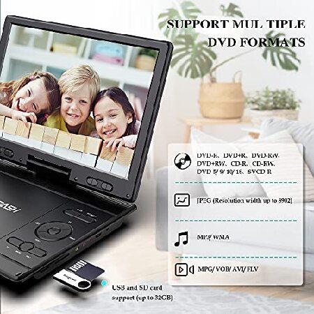【並行輸入品】 14.9\" Portable DVD Player with 12.5\" Large HD Swivel Screen,Exclusive Button Design,Car Headrest Mount Provided,High Volumeの画像