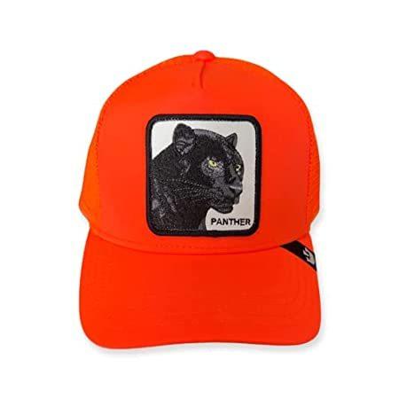 雑誌で紹介された Black Bros., Goorin Panther Size【並行輸入品】 One Orange Hat, Trucker キャップ、被り物