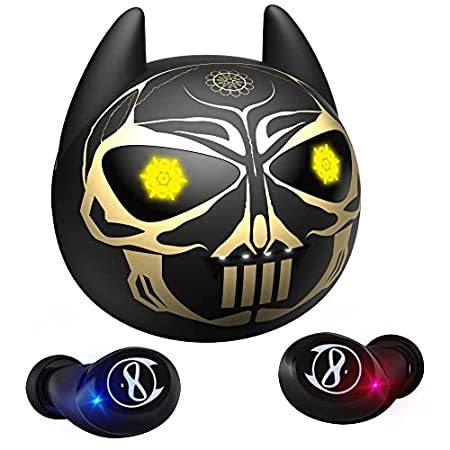Bluetooth Earbuds-Skull Wireless Earbuds with Microphone for iPhone and And（並行輸入品）
