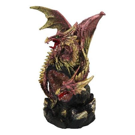 【並行輸入品】 Ebros ギフト ファンタジー レッド スターラタイト 流星 火山 ヒドラ ドラゴン クォーツ マウンテン フェイクジオード 洞窟 ロック フィギュア_2