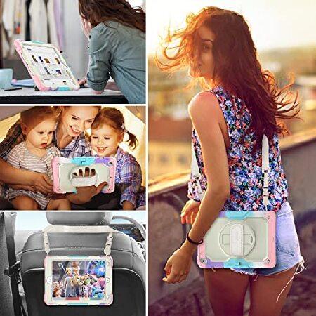 【並行輸入品】 SEYMAC iPad 第9世代キッズケース iPad 10.2ケース 2021 iPad 保護ケース スクリーンプロテクター付き